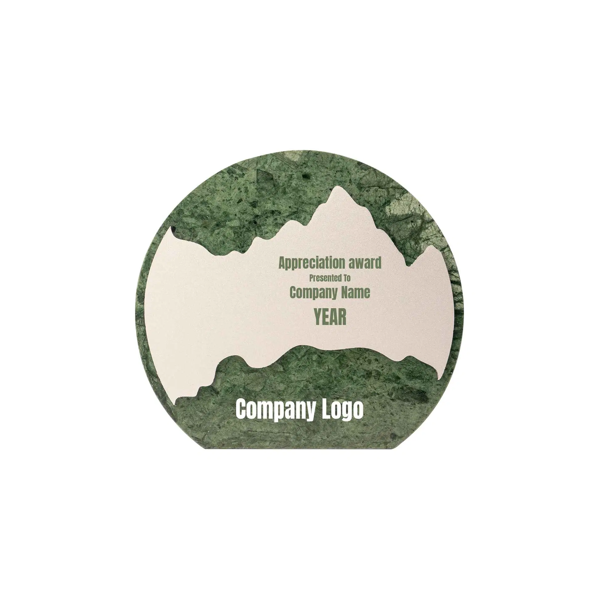 7x9 Plaque of Appreciation with Logo